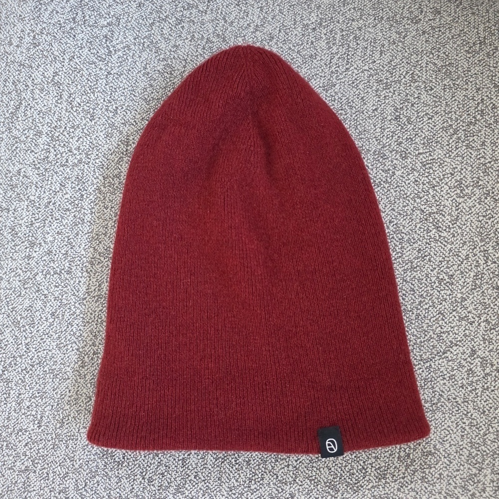 Away Red Cashmere Travel Beanie - OS
